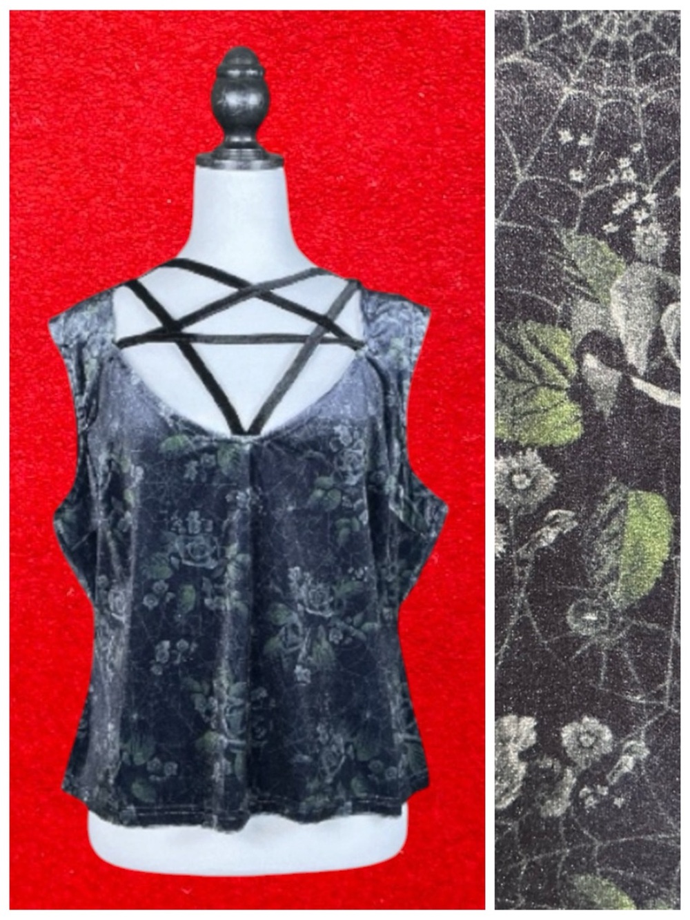 Killstar NWT Victorian Gothic Lolita Whimsigoth Dark Coquette Maximalism Top 3XL